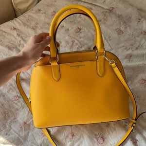 Karl Lagerfeld yellow bag
